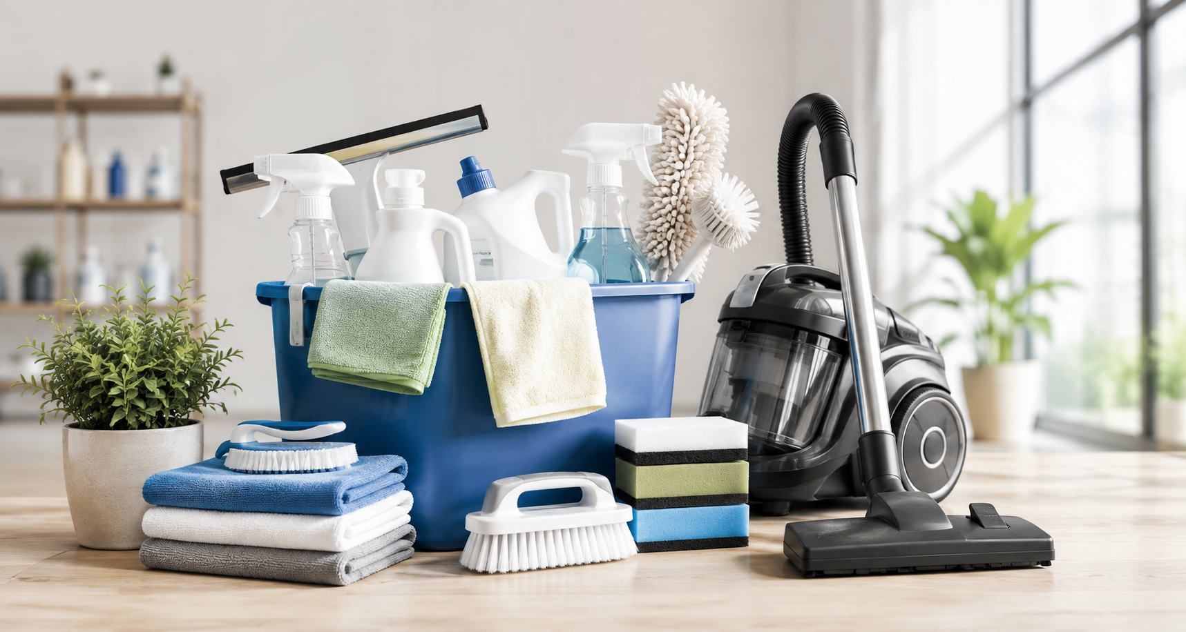 Professional cleaning product display
